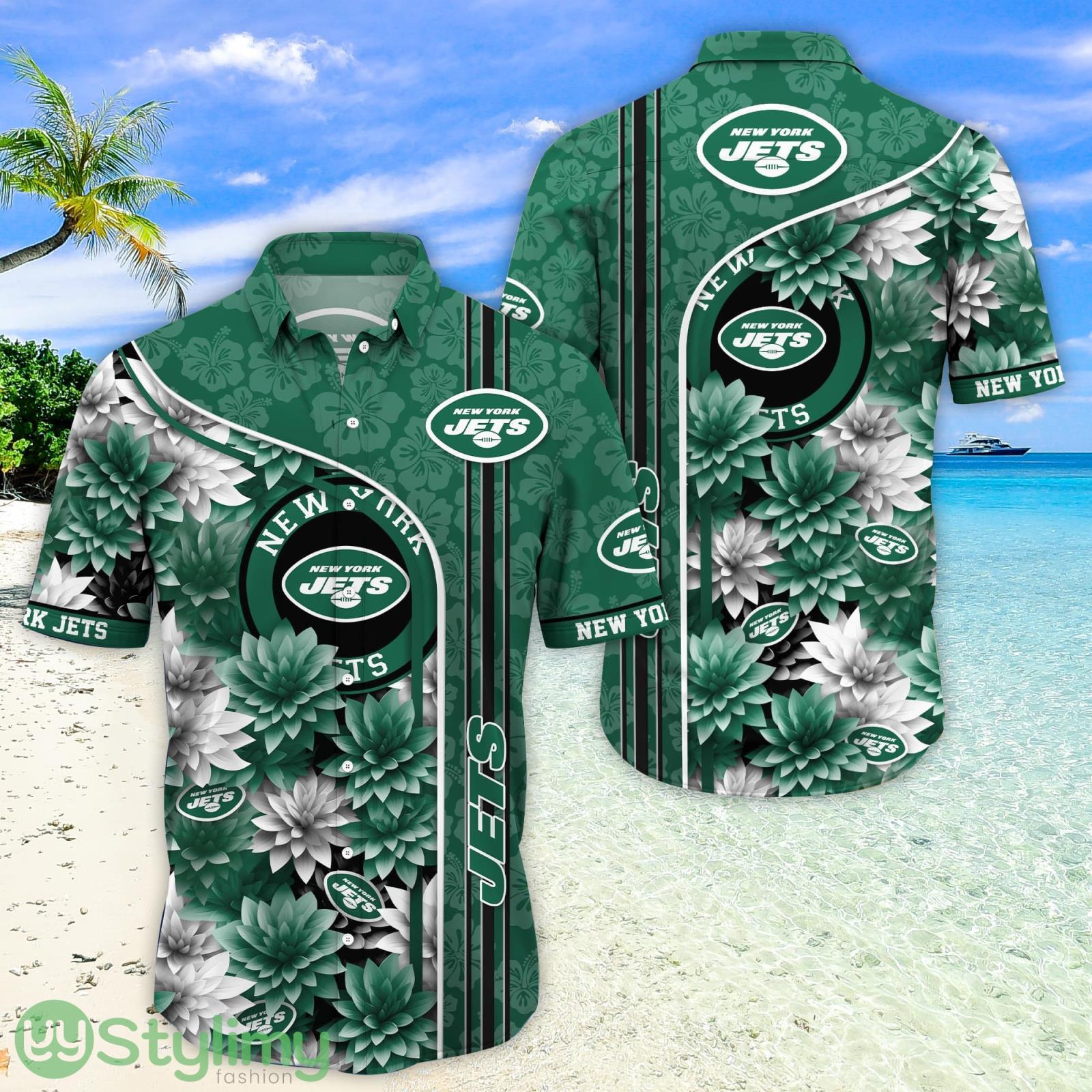 New York Jets Aloha Hawaiian Shirt Trending Summer Beach Gift 4 New York Jets Aloha Hawaiian Shirt Trending Summer Beach Gift Product Photo 1