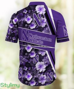 Northwestern Wildcats Fans Sport Flower New Trending Aloha Hawaiian Shirt Product Photo 3