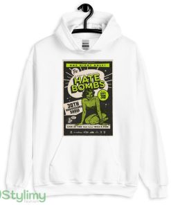 One Night Only The Hate Bombs 30 Anniversary Show Sept 30 2023 Poster Shirt - 18500 Unisex Heavy Blend Hooded Sweatshirt-1
