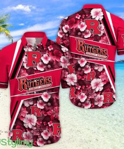 Rutgers Scarlet Knights Fans Sport Flower New Trending Aloha Hawaiian Shirt Product Photo 1