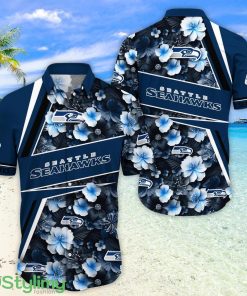 Seattle Seahawks Fans Sport Flower New Trending Aloha Hawaiian Shirt Product Photo 1