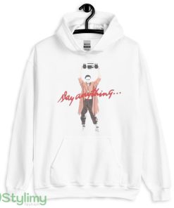 Slay Anything Michael Myers Halloween Shirt - 18500 Unisex Heavy Blend Hooded Sweatshirt-1