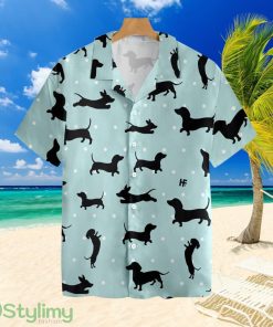 Small Dachshund Patterntropical Hawaiian Shirt For Men And Women Product Photo 1