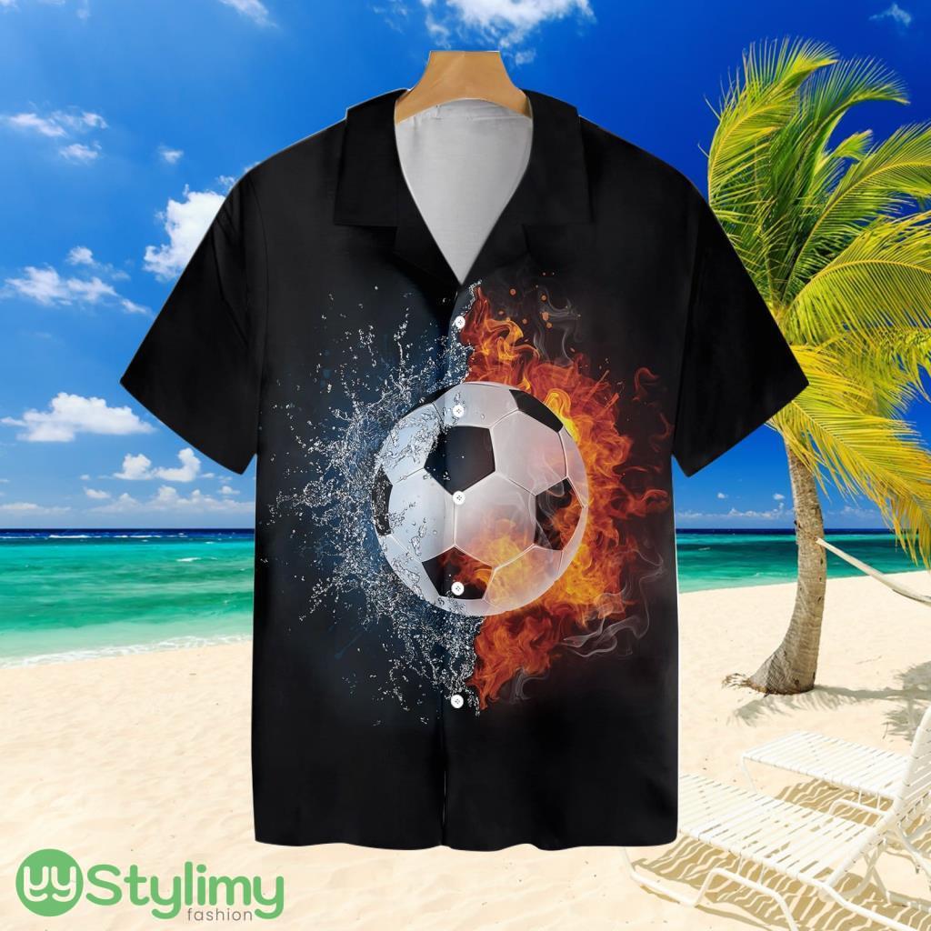 Soccer Ball In Fire And Watertropical Hawaiian Shirt For Men And Women 2 Soccer Ball In Fire And Watertropical Hawaiian Shirt For Men And Women Product Photo 1