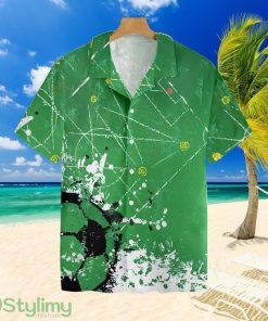 Soccer Green Backgroundtropical Hawaiian Shirt For Men And Women Product Photo 1