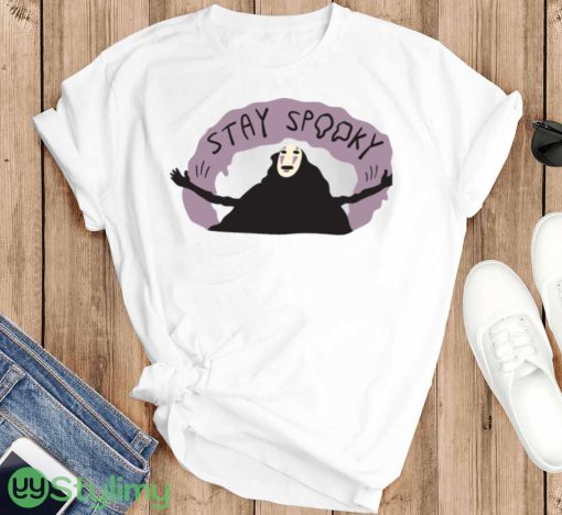 Stay Spooky Faceless Halloween shirt - T-SHIRT FLAT