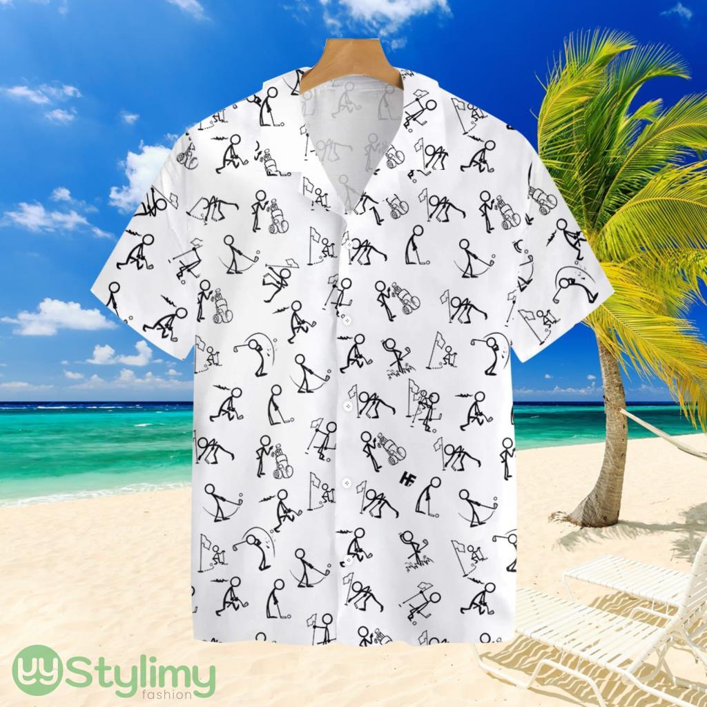 Stickfigures Playing Golf V2tropical Hawaiian Shirt For Men And Women 2 Stickfigures Playing Golf V2tropical Hawaiian Shirt For Men And Women Product Photo 1