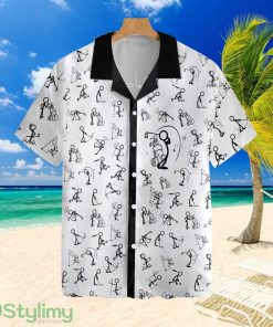 Stickfigures Playing Golf V3tropical Hawaiian Shirt For Men And Women Product Photo 1