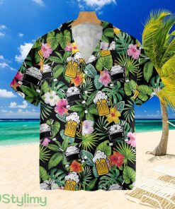 Summer Colorful Hockey And Beertropical Hawaiian Shirt For Men And Women Product Photo 1
