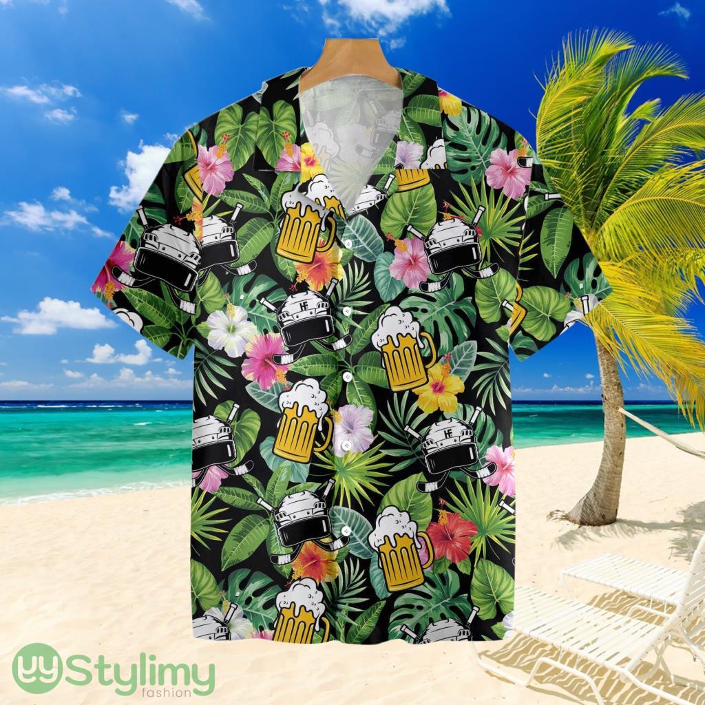 Summer Colorful Hockey And Beertropical Hawaiian Shirt For Men And Women 2 Summer Colorful Hockey And Beertropical Hawaiian Shirt For Men And Women Product Photo 1