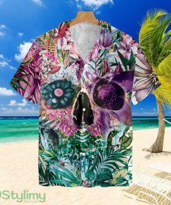 Summer Tropical Skull Patterntropical Hawaiian Shirt For Men And Women Product Photo 1