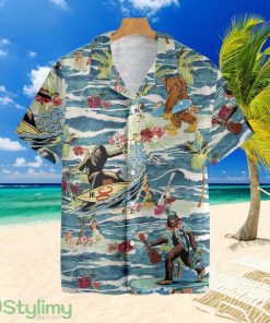 Surfing Bigfoot Aloha Vacationtropical Hawaiian Shirt For Men And Women Product Photo 1