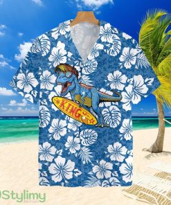 T-Rex Catch The Waves Dinosaur Tropical Hawaiian Shirt For Men And Women Product Photo 1