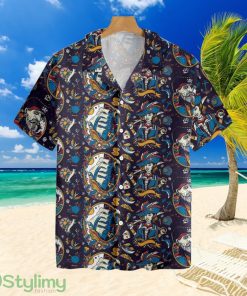 Tattoo Style Pirate Sea Adventuretropical Hawaiian Shirt For Men And Women Product Photo 1
