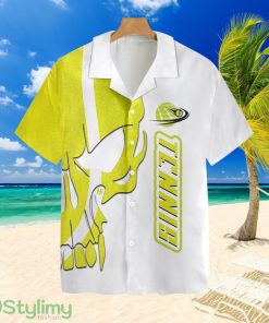 Tennis Ball Skull Texture Tropical Hawaiian Shirt For Men And Women Product Photo 1