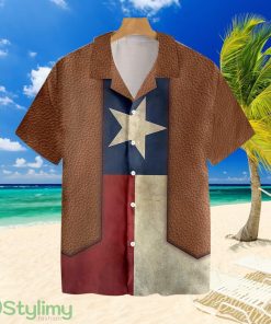 Texas Cowboy Style Tropical Hawaiian Shirt For Men And Women Product Photo 1