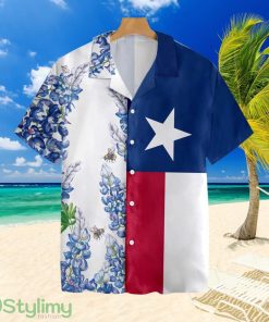 Texas Flag Bluebonnets V2 Tropical Hawaiian Shirt For Men And Women Product Photo 1