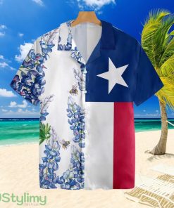 Texas Flag Bluebonnets Ver3 Tropical Hawaiian Shirt For Men And Women Product Photo 1