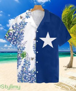Texas Flag Bluebonnets Ver4 Tropical Hawaiian Shirt For Men And Women Product Photo 1