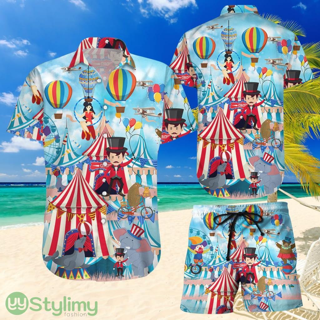 Topeka Style Circus Love Animals - Hawaiian Shirt And Short 2 Topeka Style Circus Love Animals - Hawaiian Shirt And Short Product Photo 1