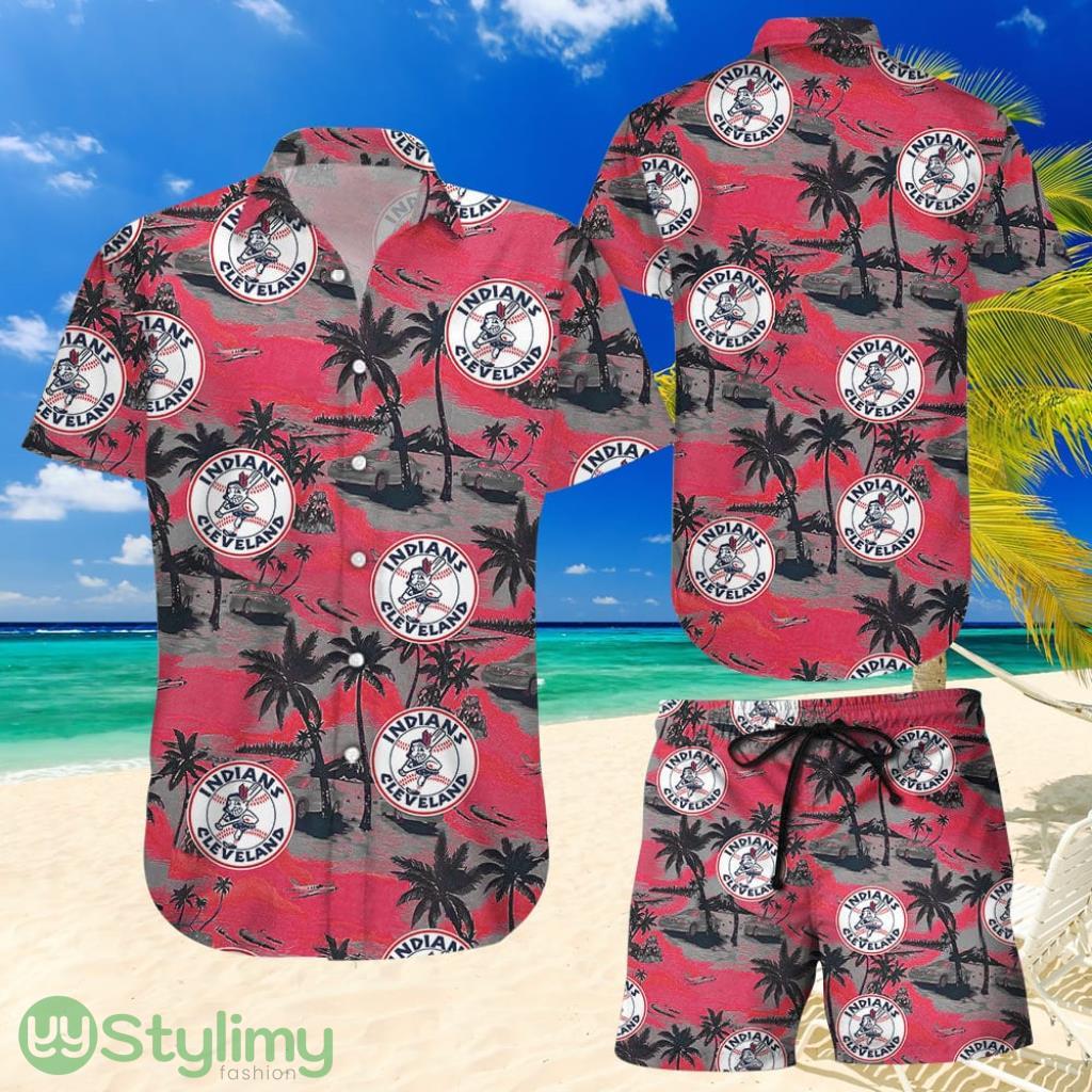 Topeka Style Cleveland Indians Mlb Hawaiian Shirt And Short 2 Topeka Style Cleveland Indians Mlb Hawaiian Shirt And Short Product Photo 1