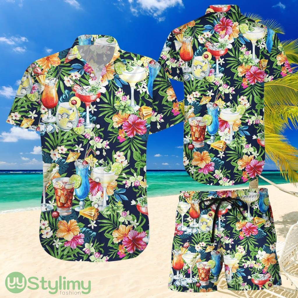 Topeka Style Cocktails I Left My Heart In Hawaiian Shirt And Short 2 Topeka Style Cocktails I Left My Heart In Hawaiian Shirt And Short Product Photo 1
