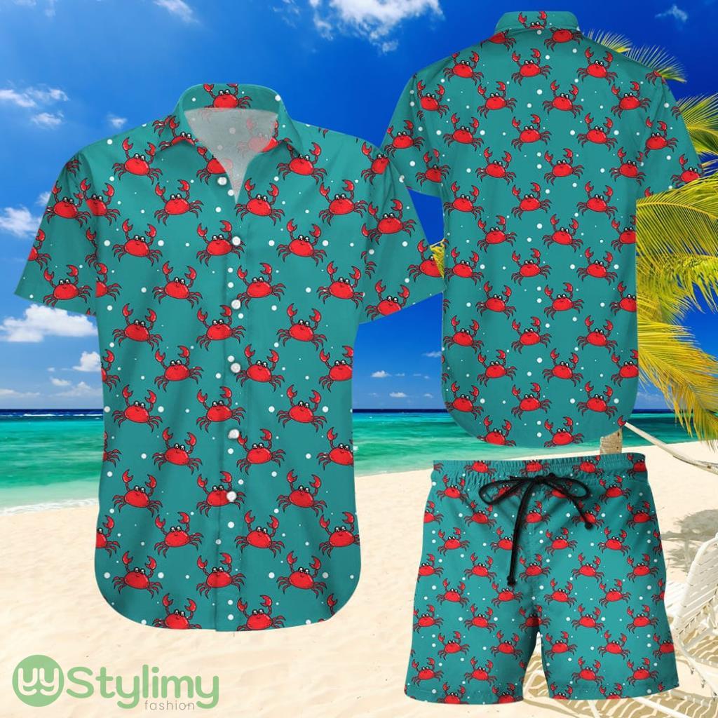 Topeka Style Crab Hawaiian Shirt And Short - Cute Red Crab Pattern Print Button Down Shirt Ideas 2 Topeka Style Crab Hawaiian Shirt And Short - Cute Red Crab Pattern Print Button Down Shirt Ideas Product Photo 1