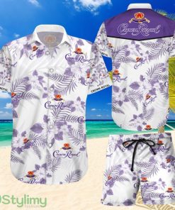 Topeka Style Crown Royal Canadian Whisky Hawaiian Shirt And Short Product Photo 1