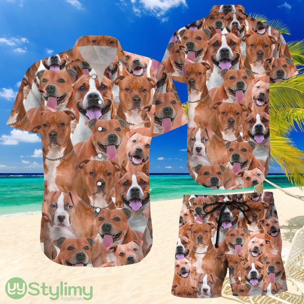 Topeka Style Dog Hawaiian Shirt And Short - American Staffordshire Terrier Hawaiian Shirt And Short - Summer Gift For Dog Lovers 2 Topeka Style Dog Hawaiian Shirt And Short - American Staffordshire Terrier Hawaiian Shirt And Short - Summer Gift For Dog Lovers Product Photo 1