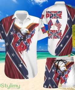 Topeka Style Eagle Heritage Not Hate Hawaiian Aloha Shirts Product Photo 1