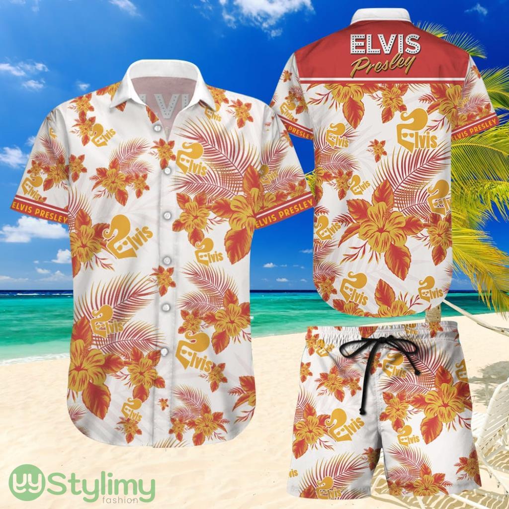Topeka Style Elvis Presley Hawaiian Shirt And Short 2 Topeka Style Elvis Presley Hawaiian Shirt And Short Product Photo 1