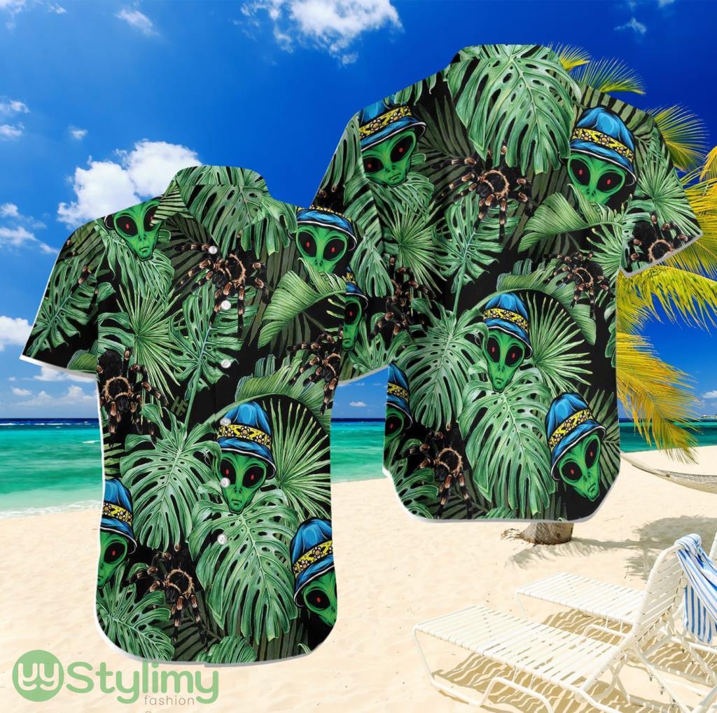 Tropical Alien And Spider Tropical Hawaiian Shirt For Men And Women 2 Tropical Alien And Spider Tropical Hawaiian Shirt For Men And Women Product Photo 1