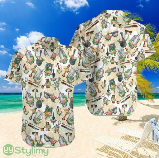 Tropical Bartender Equipments Tropical Hawaiian Shirt For Men And Women Product Photo 1