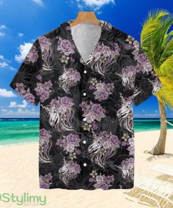 Unicorn Skull Flowers Tropical Aloha Gift For Men And Women Product Photo 1