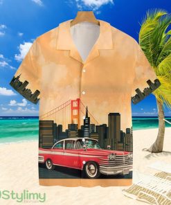 Us San Francisco Golden Gate Bridge Vintage Tropical Aloha Gift For Men And Women Product Photo 1
