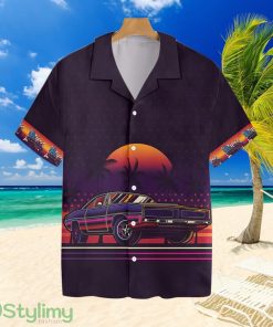 Vintage Neon Muscle Car Tropical Aloha Gift For Men And Women Product Photo 1
