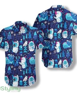 White Bigfoots Tropical Aloha Gift For Men And Women Product Photo 1