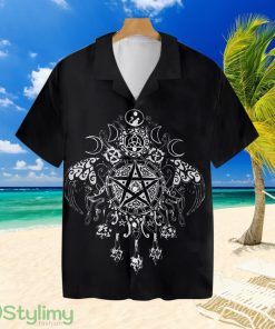 Wicca Pentagram Tropical Aloha Gift For Men And Women Product Photo 1