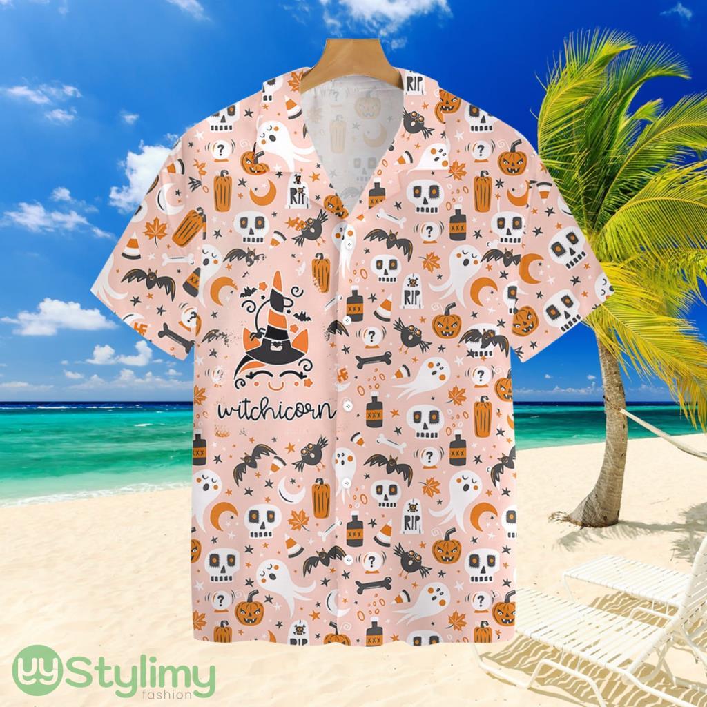 Witchicorn Halloween Unicorn Tropical Aloha Gift For Men And Women 2 Witchicorn Halloween Unicorn Tropical Aloha Gift For Men And Women Product Photo 1