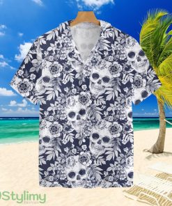 Wreaths Of Garden Flowers And Skulls Tropical Aloha Gift For Men And Women Product Photo 1