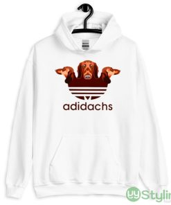 Adidachs Dachshund Adidas shirt - 18500 Unisex Heavy Blend Hooded Sweatshirt-1