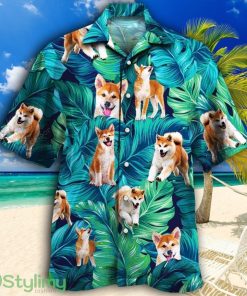 Akita Dog Lovers Gift Tropical Hawaiian Shirt Product Photo 1