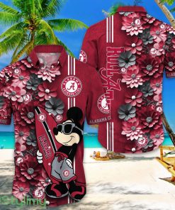 Alabama Crimson Tide Hawaiian Shirt Mickey Love Surfing Trending Summer Gift Product Photo 1