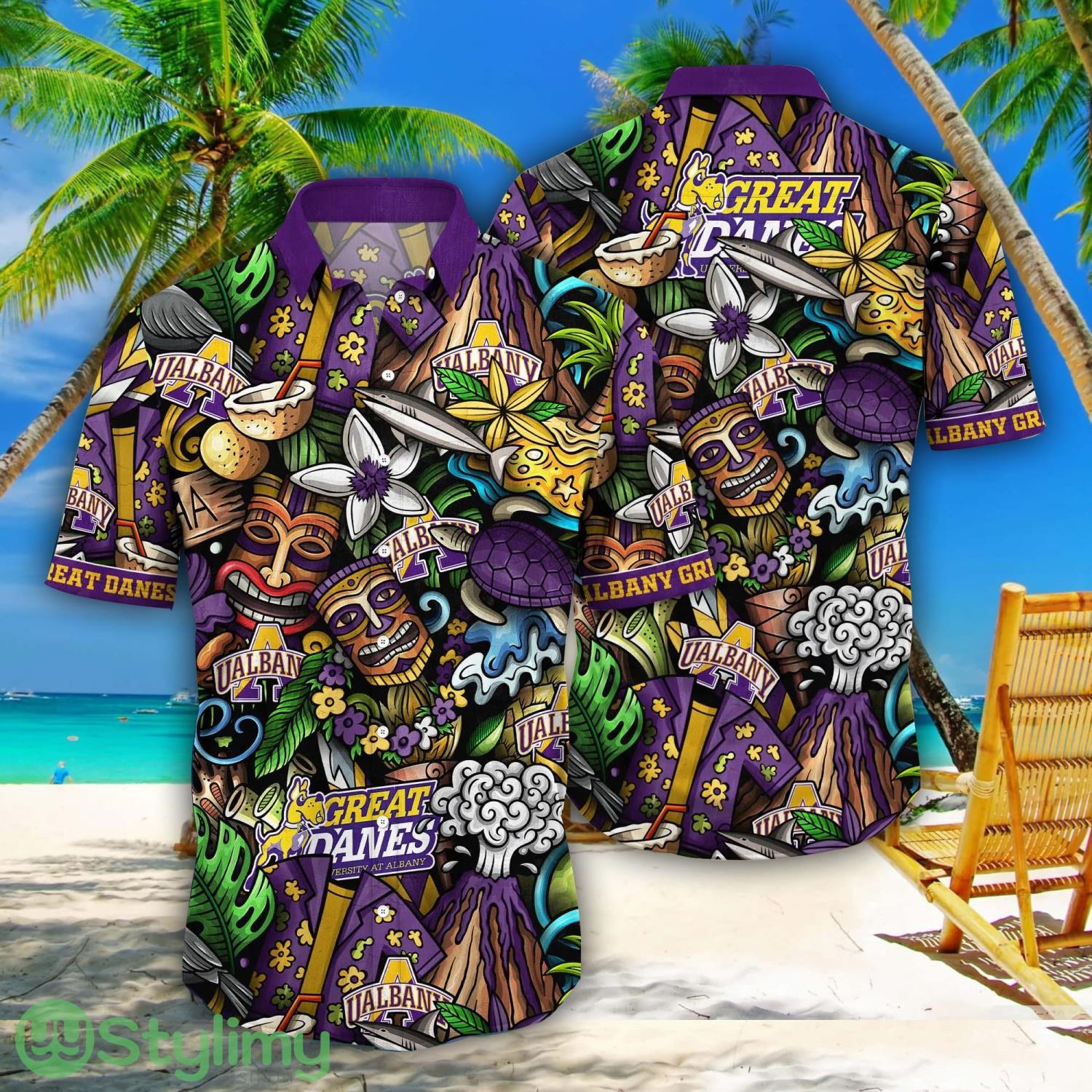 Albany Great Danes NCAA3 Flower Aloha Summer Hawaii Shirts 1 Albany Great Danes NCAA3 Flower Aloha Summer Hawaii Shirts Product Photo 1