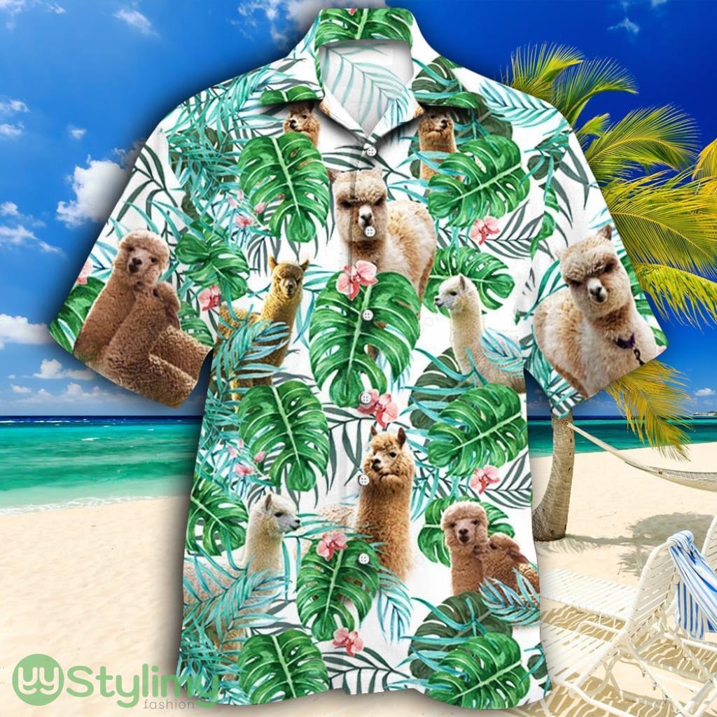 Alpaca Lovers Tropical Plant Tropical Hawaiian Shirt 1 Alpaca Lovers Tropical Plant Tropical Hawaiian Shirt Product Photo 1
