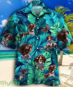 American Style German Shorthaired Pointer Dog Lovers Gift Tropical Hawaiian Shirt Product Photo 1