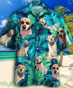 American Style Labrador Retriever Dog Lovers Gift Tropical Hawaiian Shirt Product Photo 1