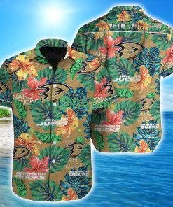 Anaheim Ducks NHL Custom Name Hawaiian shirt Aloha Summer Gift Product Photo 1