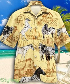 Appaloosa Horse Lovers Farm Tropical Hawaiian Shirt Product Photo 1