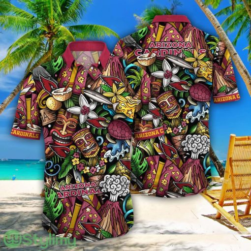 Arizona Cardinals NFL Flower Aloha Summer Hawaii Shirts